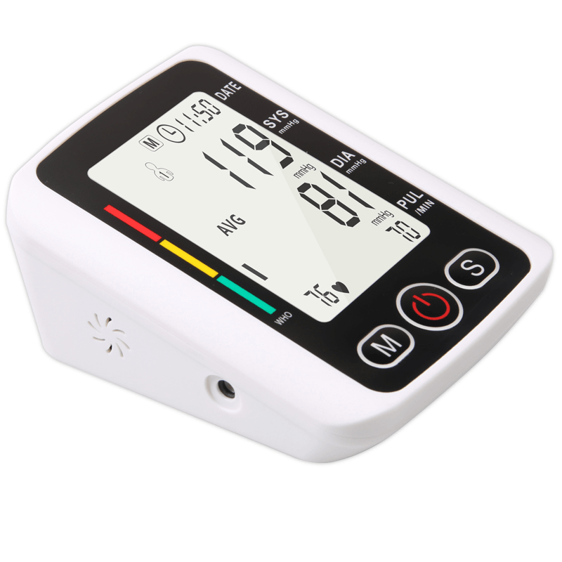 Boxym Wrist Blood Pressure Monitor Home Automatic BP Monitor Irregular Heart Beat Detection Cuff Arm Large LCD Displ Sphygmomanometer - Trendha