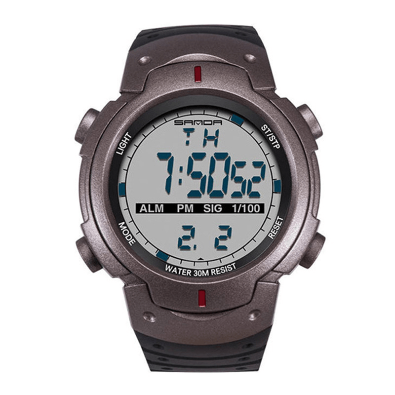 SANDA 269 Digital Watch Luminous Motion Timing Stopwatch Calendar Alarm Watch Outdoor Sport Watch - Trendha