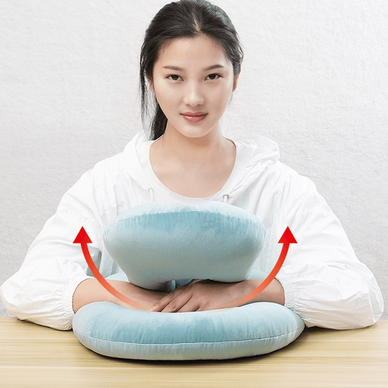 Memory Foam Pillow Head Neck Back Cushion Pad Relax Washable Relieve Knees Pain Seat Back Cushion - Trendha