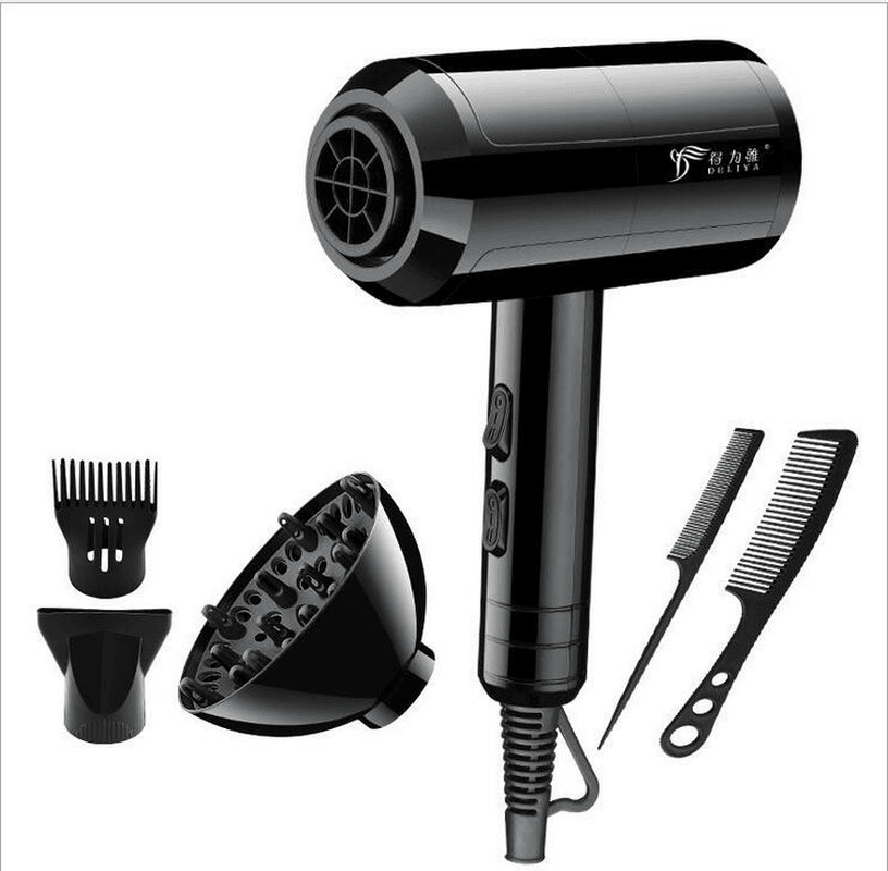2000W Professional Hair Dryer Hot Cold Blow Fast Heat Powerful Blower Low Noise - Trendha