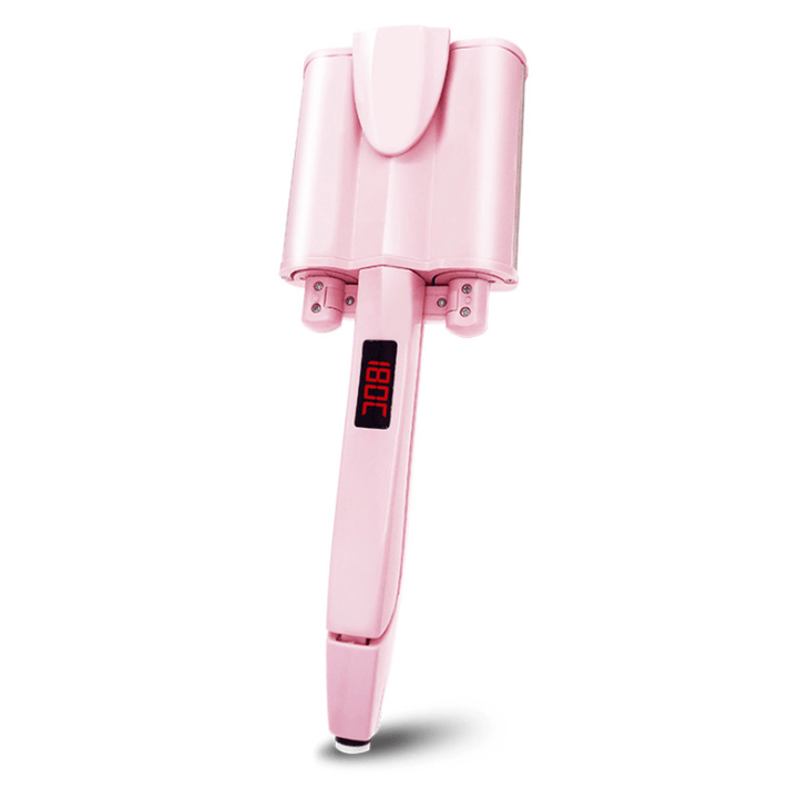 Voltage Universal Water Ripple Roller Large Roll Egg Roll Head Three Stick Wave Hair Curler - Trendha