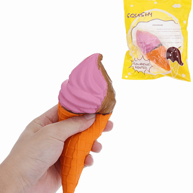 18Cm Squishy Ice Cream Slow Rising Toy with Sweet Scent with Original Package - Trendha