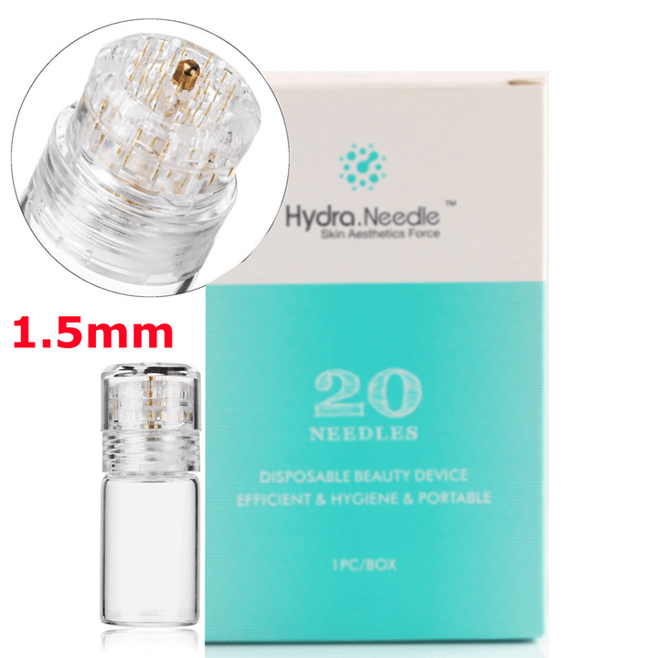 Hydra Needle 20 Pins Micro Needle Meso Derma Rolling Needle-Free Mesotherapy - Trendha