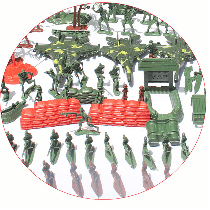 519Pcs Military Figure Play Set Soldiers Army Men 4Cm Plastic Action Model Toys - Trendha