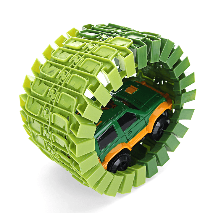 Over 100PCS DIY Assembling Building Dinosaur Track Electric Car Orbit Series Kids Christmas Gift Toy - Trendha