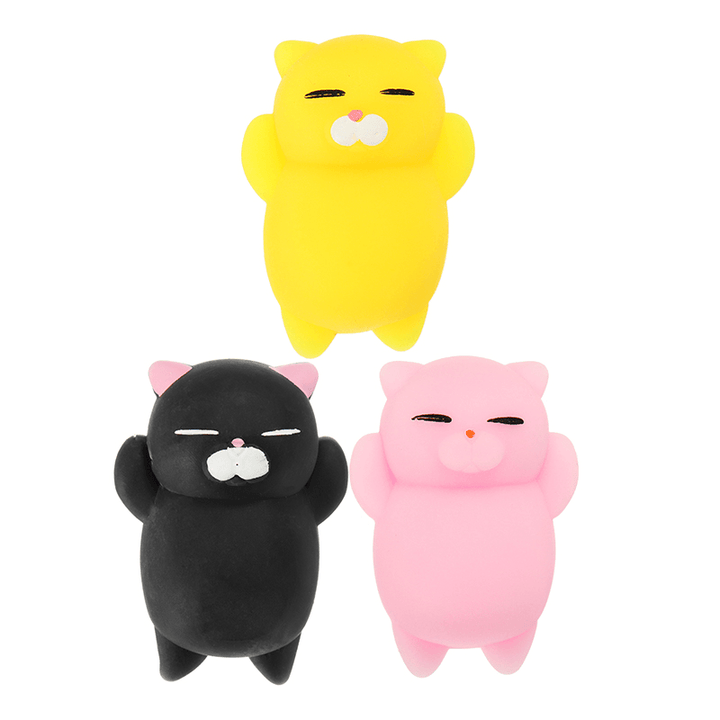 Mochi Kitten Cat Squishy Squeeze Cute Healing Toy Kawaii Collection Stress Reliever Gift Decor - Trendha