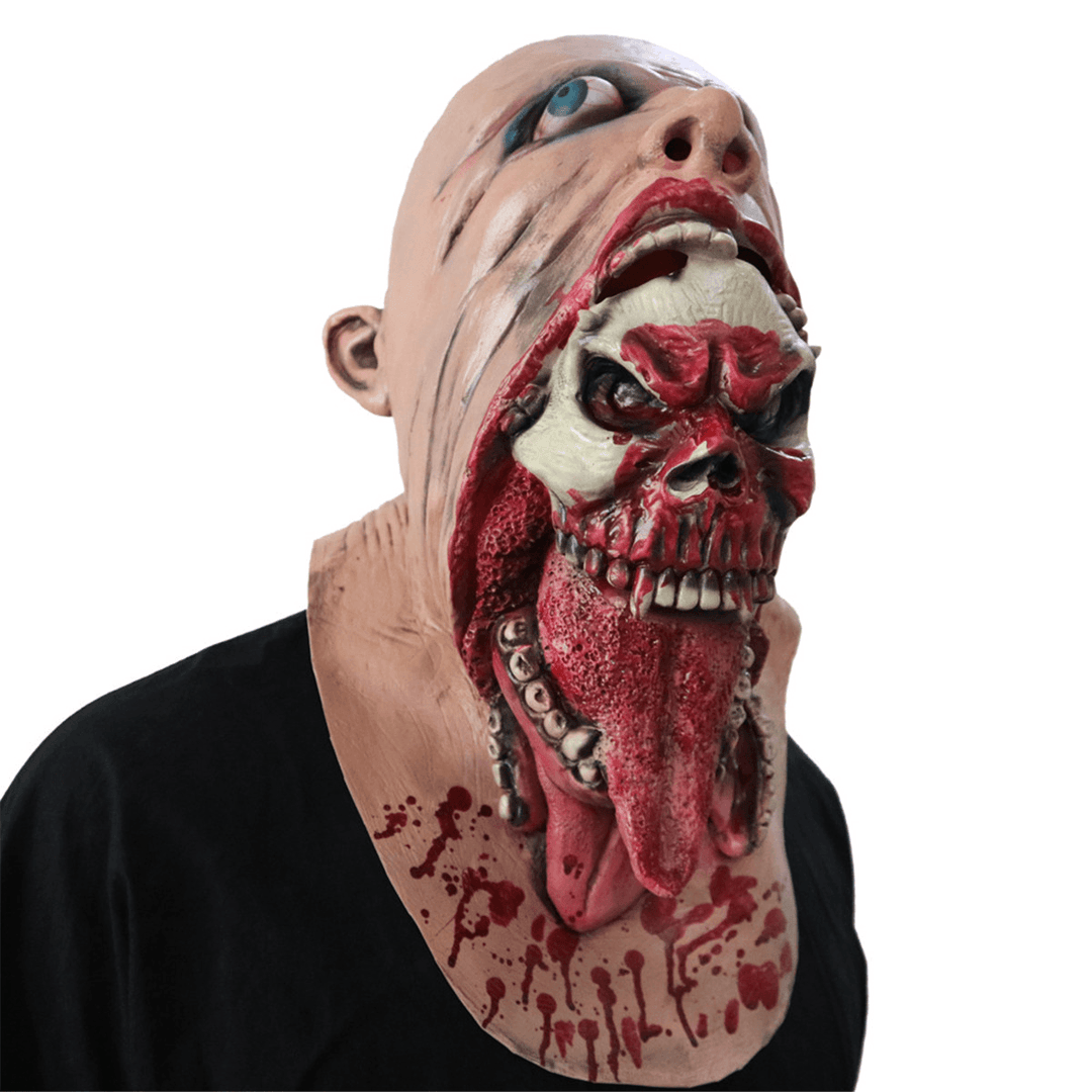 Halloween Adult Sloth Deluxe Latex Mask Scary Costume Fancy Mask Zombie Mask Decoration Props - Trendha