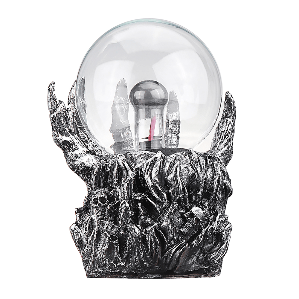 5.5 Inch Plasma Ball Skeleton Sphere Light Crystal Light Magic Desk Lamp Novelty Light Home Decor - Trendha
