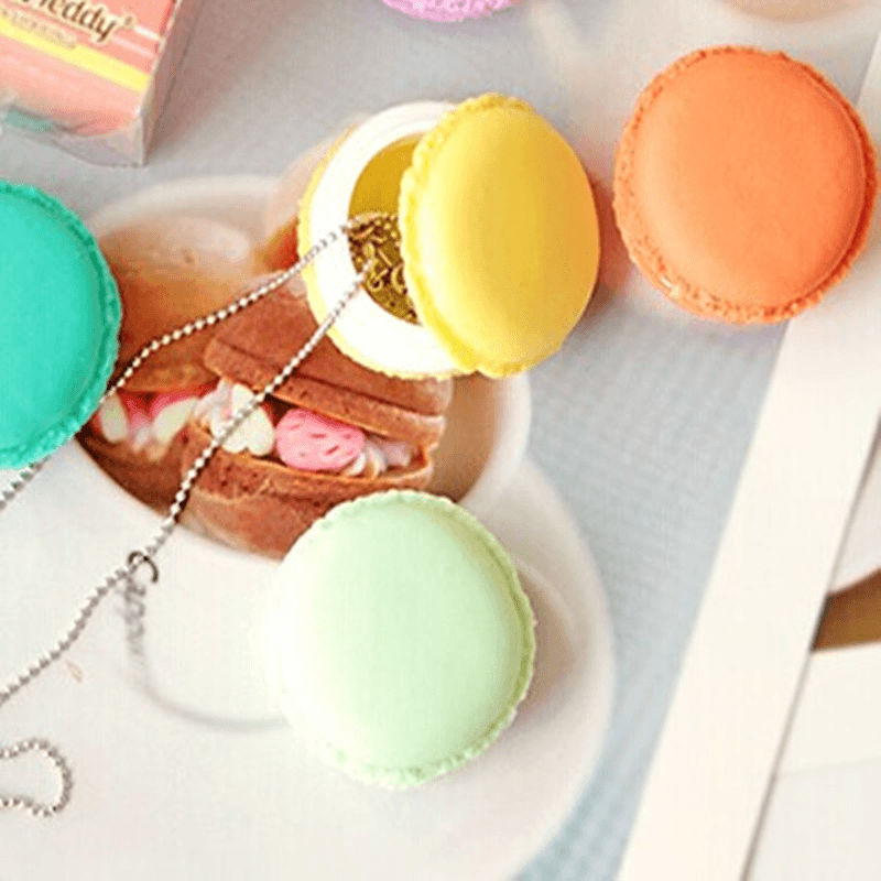 Cute Candy Color Macaron Mini Birthday Gift Box Waterproof Storage Jewelry Rings Pill Box - Trendha