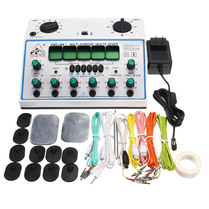 KWD808-I Electric Acupuncture Stimulator with 6 Channels Output Massager Care - Trendha