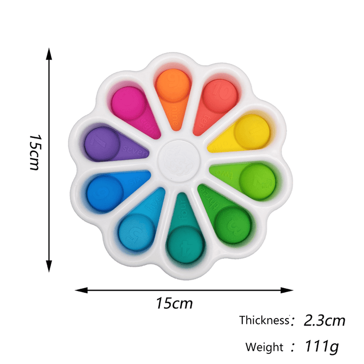 Newborn Baby Creative Hand Grasping Pressing Exercise Board Simple Intelligence Playing Early Education Development Novelties Toy for Kids Gift - Trendha