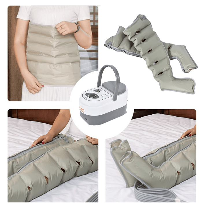 6 Air Chambers Leg Massager Waist Relax Circulation Breathable Recovery Sports - Trendha