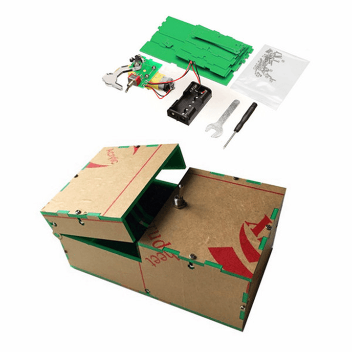 Useless Box DIY Kit Useless Machine Birthday Gift Toys Geek Gadget Fun Office Home Desk Decor - Trendha