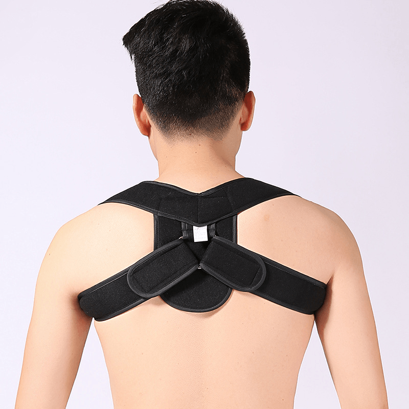 Adjustable Elastic Back Posture Corrector Support Brace Shoulder Correction Belt Health Care - Trendha