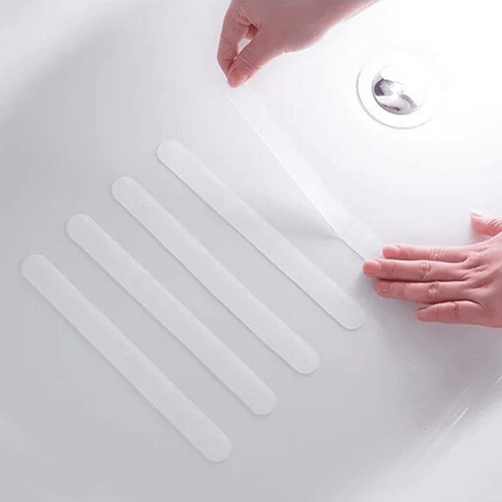 12 Pcs anti Slip Grip Strips Non-Slip Bathtub Safety Stickers Shower Floor - Trendha