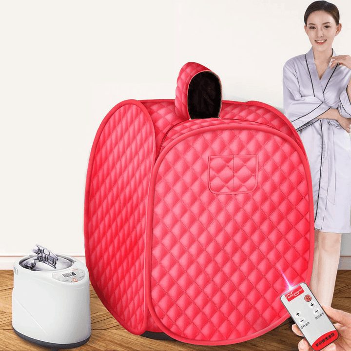 2L Sauna Spa Steam Foldable Portable Tent Full Body Slim Loss Weight Detox - Trendha