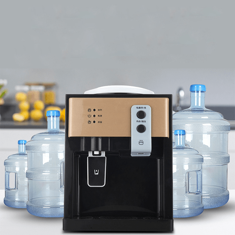 AUGIENB 220V 550W Electric Desktop Water Dispenser Hot and Warm Cold Water Cooler Dispenser Home Office Hotel Use - Trendha
