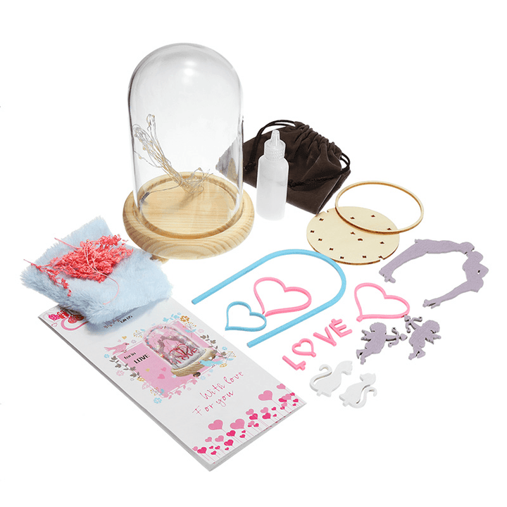 Iiecreate DIY Time Lover Handmade Dollhouse Lovely Kit with LED Light Sweet Sunshine Doll House - Trendha