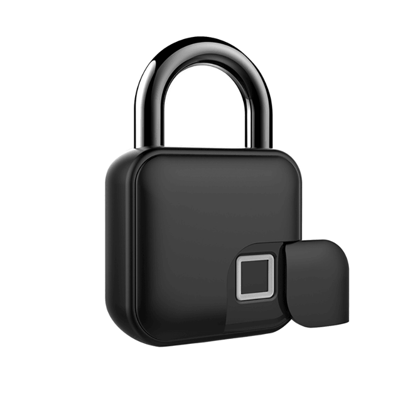 Tuya Fingerprint Padlock Bluetooth USB Rechargeable Lock Mobile APP Unlock Smart Padlock with Keyless Biometric Water Resistant Door Lock for Gym Sports Bike School Fence Storage - Trendha