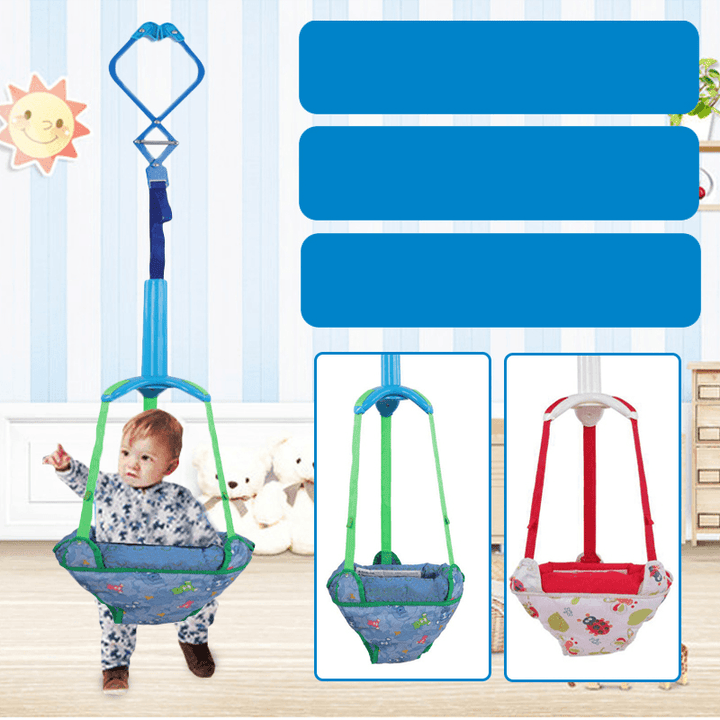 Adjustable Children'S Swing Bouncer Kit Home Infant Baby Parent-Child Baby Door Jumper Toys - Trendha