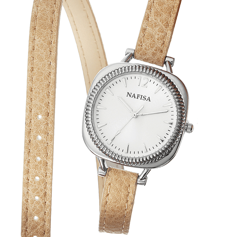 NAFISA Elegant Women Quartz Watch Fashion Strap Gift Watch Casual Ladies Dress Bracelet Watch - Trendha