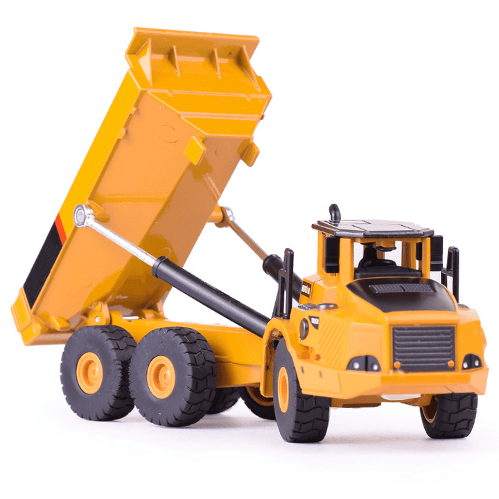 1:50 Scale Simulation Alloy Articulated Dump Truck Diecast Model Engineering Car Toy - Trendha