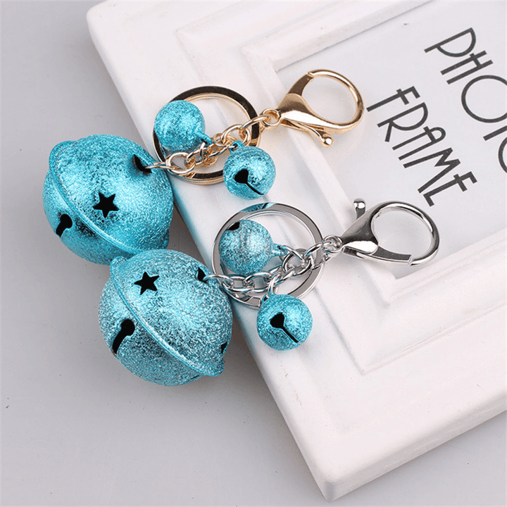 Christmas Party Home Decoration Multicolor Bells Pendant Keychain Toys for Kids Children Gift - Trendha