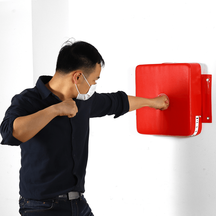 Boxing Fitness Wall Punch Bag Training Square Focus Target Soft Pad Red Boxing Target - Trendha