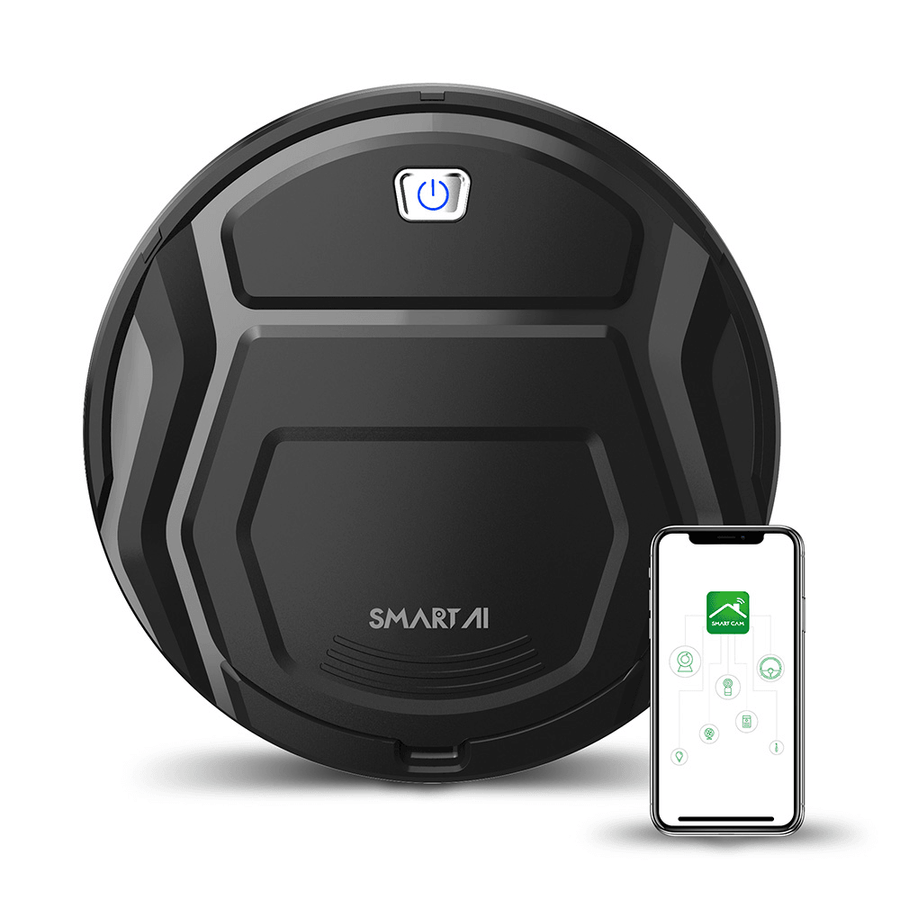 SMARTAI 11 Max Robot Vacuum Cleaner 1500Pa Compass Navigation Four Cleaning Modes 3 Gear Suction Power 360°Anti-Collision APP Control Self Recharge - Trendha