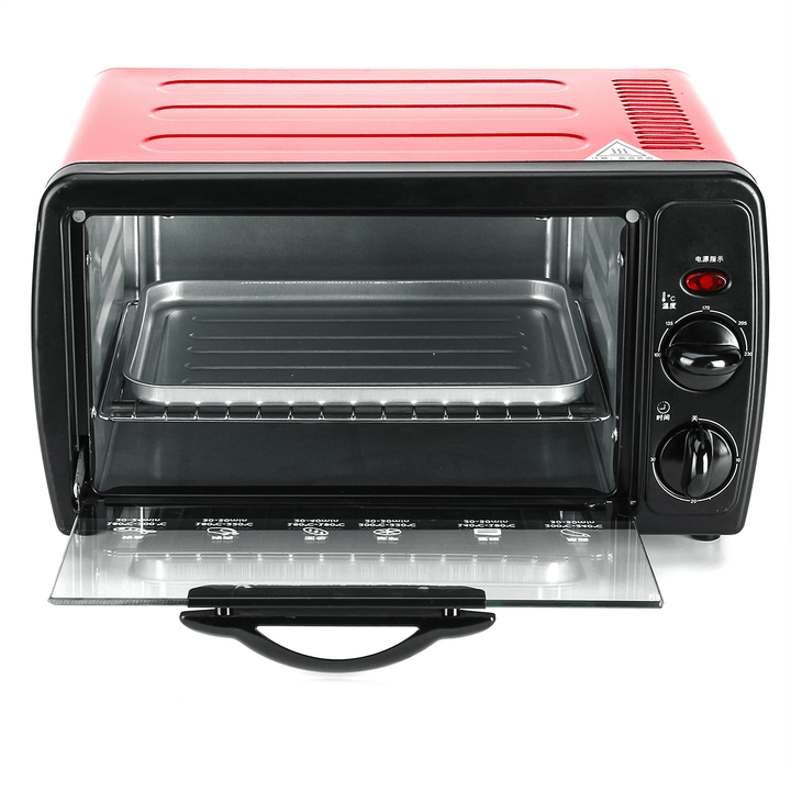 12L Portable Electric Rotisserie Grill Toaster Oven Home Mini Baking Machine - Trendha