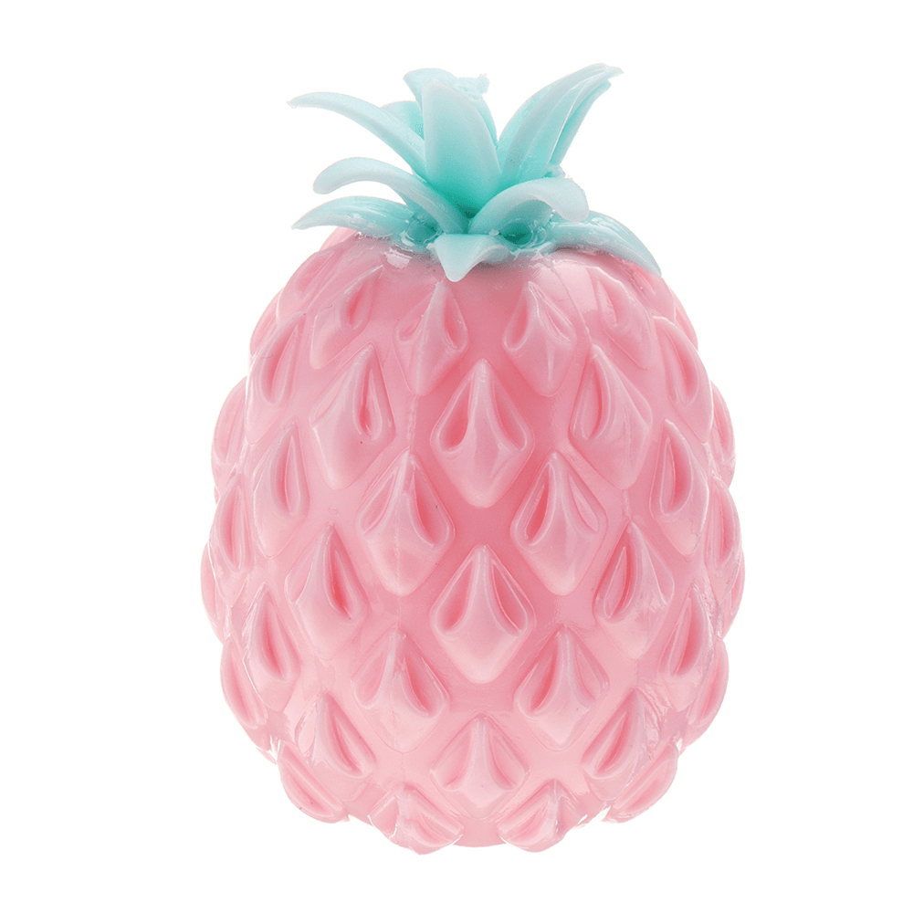 Squishy Multicolor Pineapple Stress Reliever Ball 11*7.5CM Squeeze Stressball Party Bag Fun Gift - Trendha