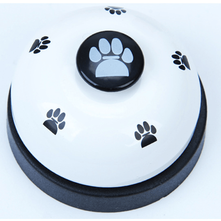 Pet Press Jingle Dog Cat Trainer Pet Intelligence Toy Footprints Press Bells Dog Paw Prints Ringer - Trendha