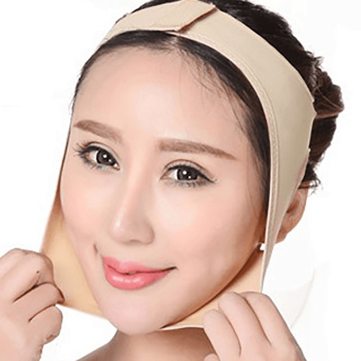 Facial Slimming Bandage Face V Shaper Relaxation Lift up Belt Reduce Double Chin Tool Skin Care Mask - Trendha