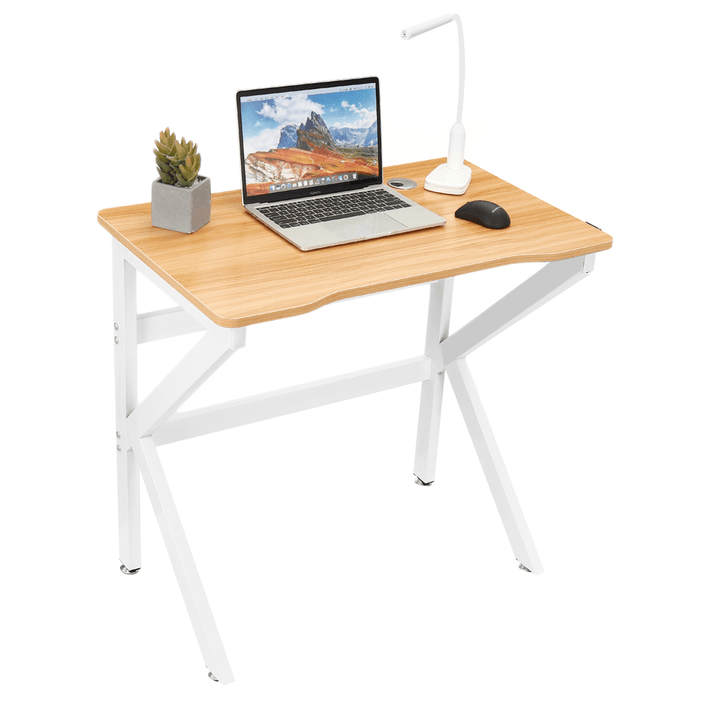 Office Computer Desk K-Shaped Design 32" Desktop Simple and Modern Style for Home Office - Trendha