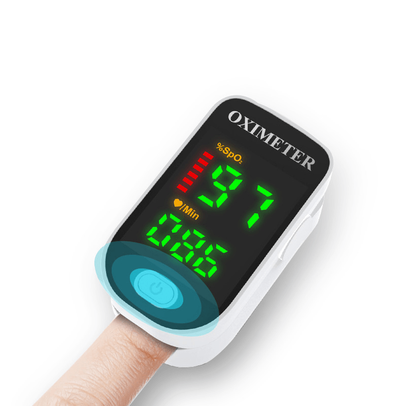 Boxym Finger Pulse Oximeter PI PR SPO2 Monitor OLED Blood Oxygen Saturation Heart Rate Monitor Oxymeters Medical Tool - Trendha