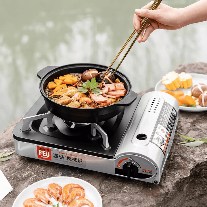 IWATANI ZA-3HPM Portable Cassette Stove Explosion-Proof Windproof Great for Outdoor - Trendha