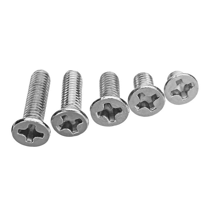 Suleve™ M3SP1 50Pcs M3 Stainless Steel Phillips Flat Head Countersunk Machine Screw 4-12Mm Length - Trendha