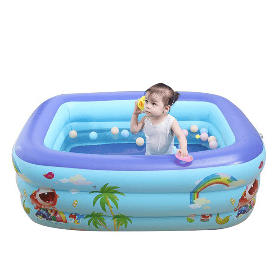 Children Inflatable Swimming Pool Bathing Tub Baby Toddler Paddling Kids for Children Swimming Supplies - Trendha