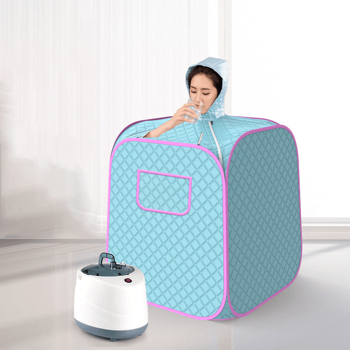 Portable Steam Sauna Spa 2L Personal Therapeutic Sauna for Slimming Detox Relaxation at Home - Trendha