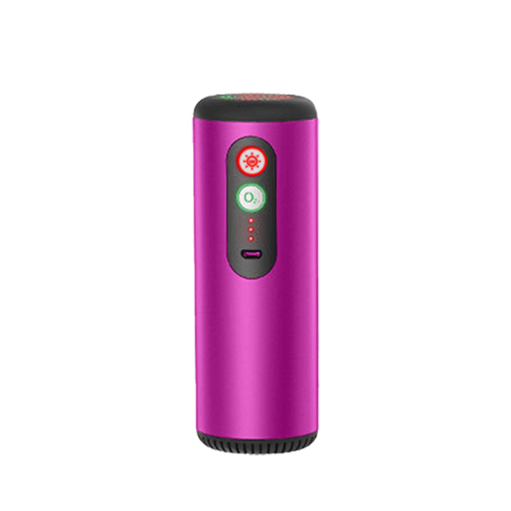 USB Portable Mini Car Air Purifier Negative Ion Fresh Air Anion Infrared Sensor UV Disinfection Lamp for Car Home Office - Trendha