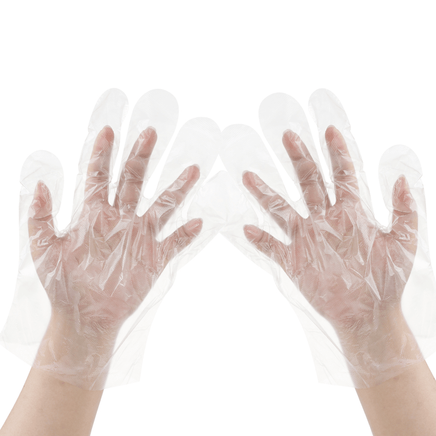 DIGOO DG-LG02 500PCS Disposable Transparent PE Protective Gloves Safety Oil-Resistant Impermeability Nontoxic Glove - Trendha