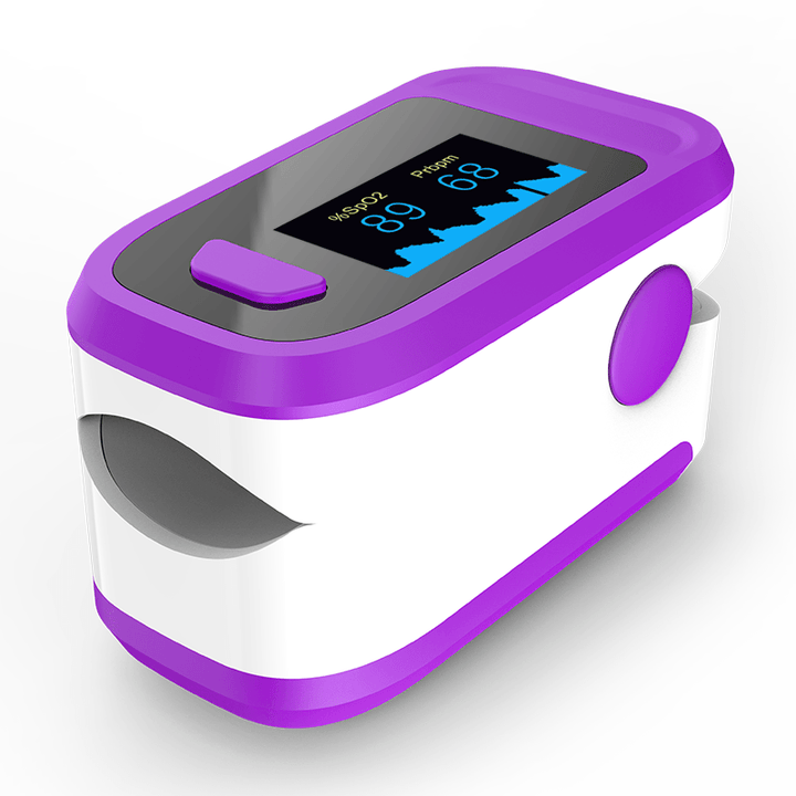 LED Fingertip Spo2 Pulse Oximeter Portable Blood Oxygen Saturation Monitor Heart Rate - Trendha