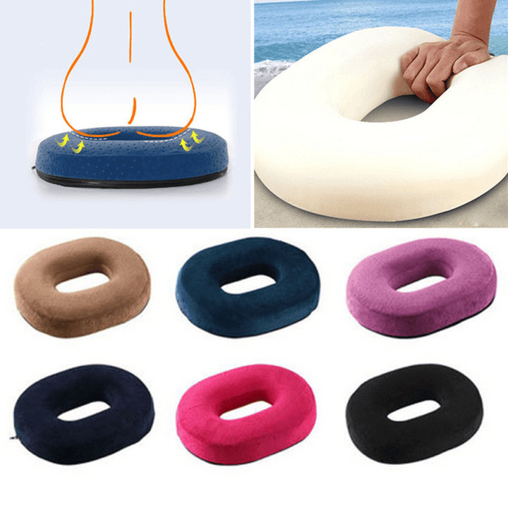Donut Memory Foam Pregnancy Seat Cushions Chair Car Office Home Soft Back Pillow - Trendha