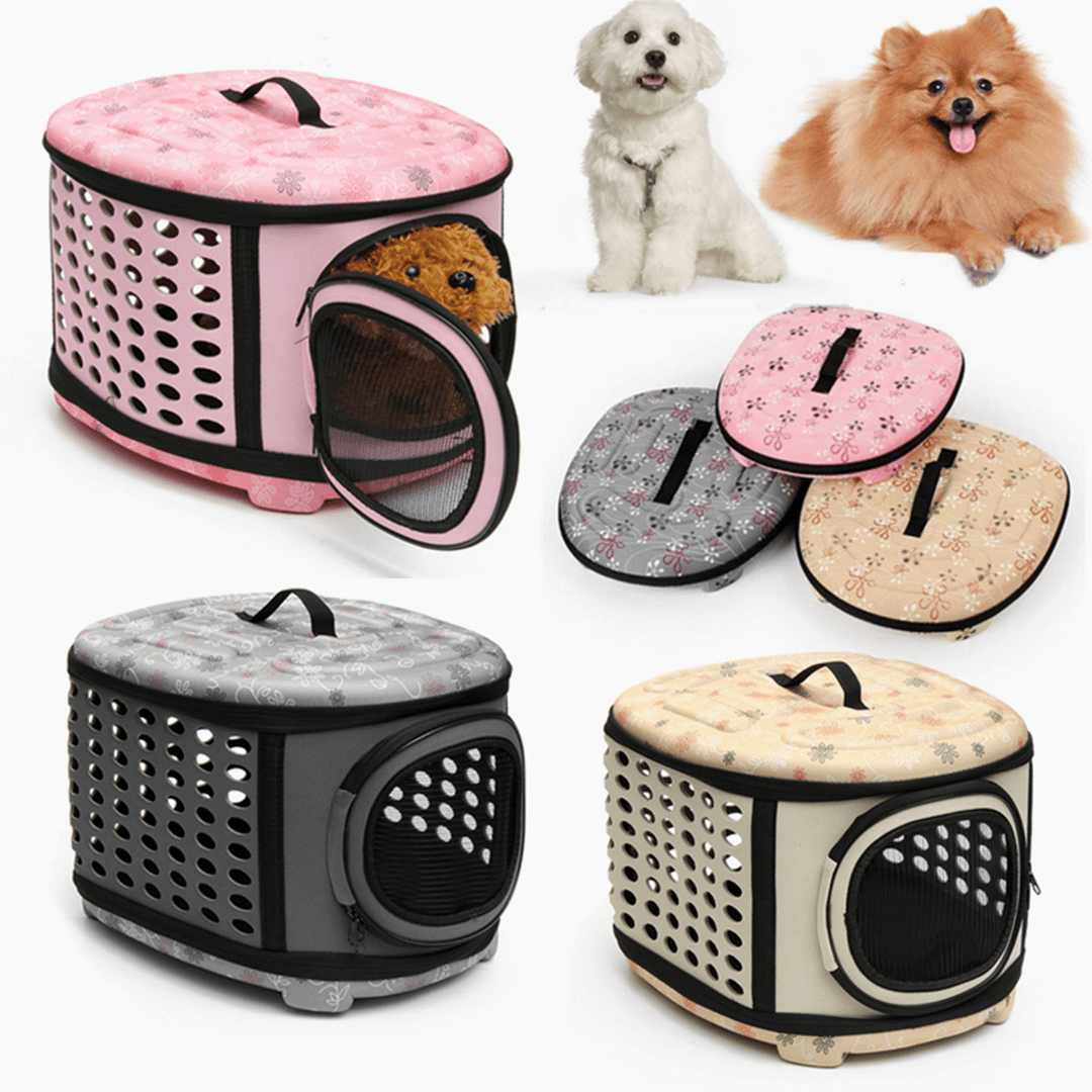 Small Pet Dog Cat Puppy Carrier Portable Cage Crate Transporter Bag - Trendha