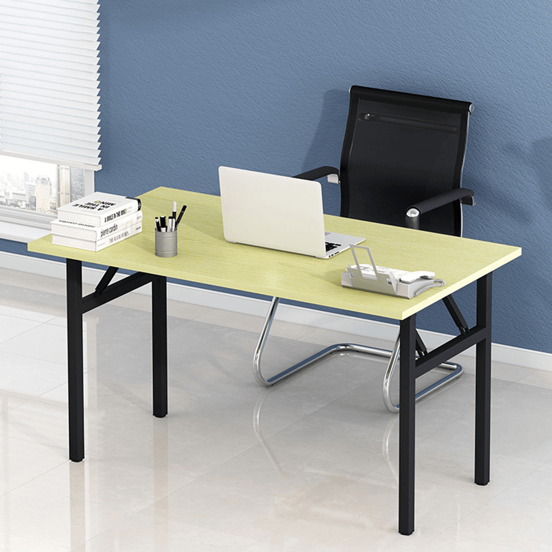 Folding Computer Desk Simple Study Table Game Table Writing Desk without Assembling for Home Oficce - Trendha