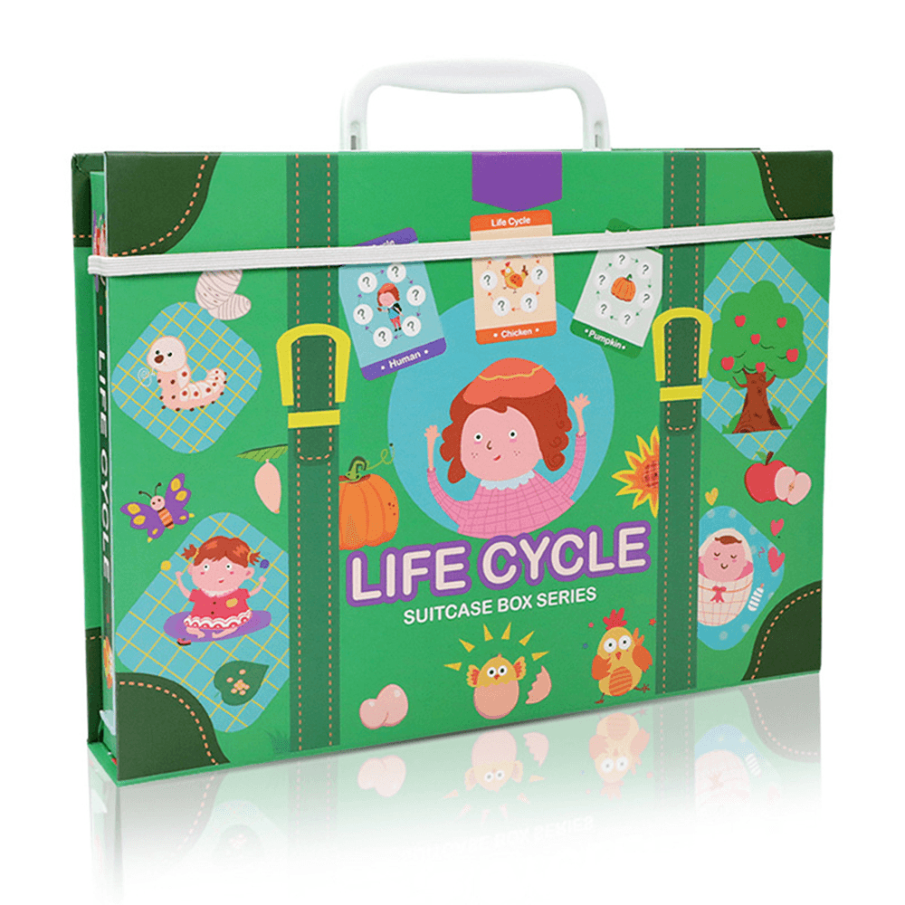 Magnetic Puzzle Leaning Life Cycle Animal Human Growth Educational Kids Toys for Kids Gift - Trendha