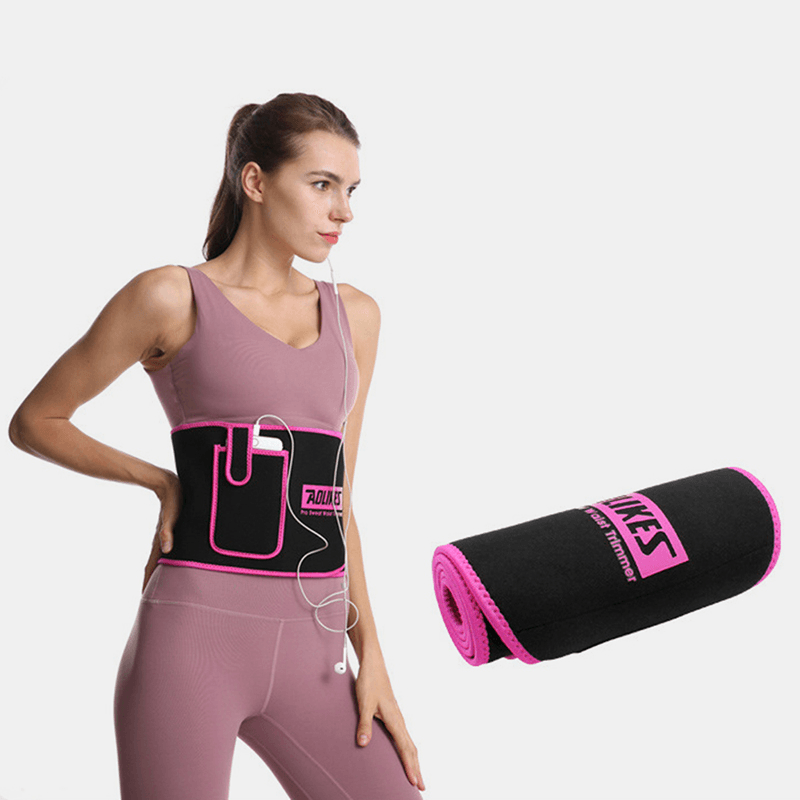 Adjustable Color Warm Waistband Sweat Waistband Belt - Trendha
