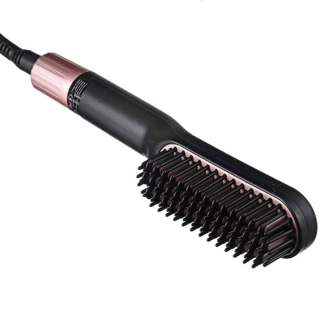 3 in 1 Professional Hair & Beard Straightener Brush Comb Curling Styling Comb for Men Women - Trendha
