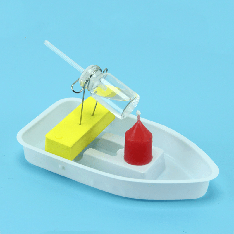 Amazing Heat Steam Candle Powered Speedboat Scientific Experimental Toys for Kids Children - Trendha