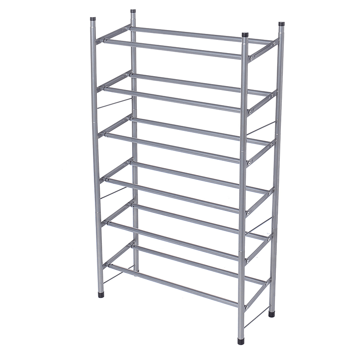 4/6 Tiers Shoe Racks Shelf Space Saving Storage Organiser Holder Stand Adjustable - Trendha